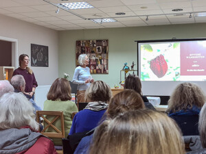 Begrüßung durch Birgit